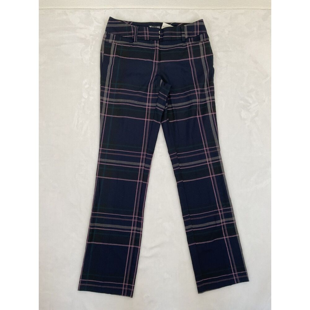 7th Avenue Design Studio NY&Co Women’s Plaid Dress Pants NWT size 4